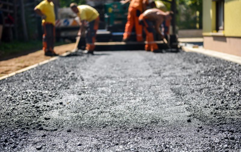 Fresh Asphalt Paving